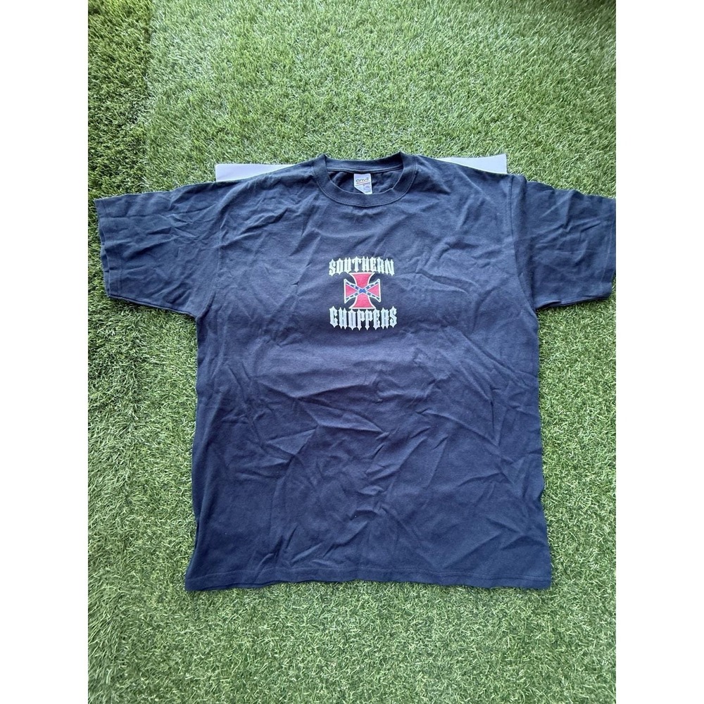VTG Southern Chopper T-Shirt Men West Coast Choppers Black Size XL